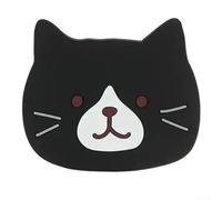 Dessous de verre en silicone antidérapant en forme de chat, résistant à la chaleur et flexible pour une utilisation avec des tasses et tasses pour garder les surfaces propres et sûres (4)