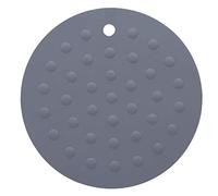 Dessous de verre en silicone, isolés thermiquement, ouvre-verre, polyvalents, pour la cuisine et la maison, anti-fuite, antidérapant, gris, pratique et populaire