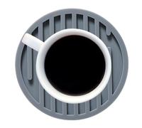 Dessous de verre en silicone - Porte-gobelet de 10 cm | Dessous de verre antidérapant isolant thermique, dessous de verre épais pour boissons chaudes et froides, café, thé, quoi