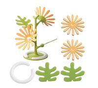 Dessous de Verre en Silicone | Protection Thermique Trépied en Forme De,Porte-Assiettes en Silicone Anti-Dérapants | pour Plats Chauds Assiettes Bols Comptoir de Cuisine et Théières