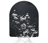 Dessous de verre en silicone | Tapis pour évier et comptoir avec égouttoir à vaisselle - Dessous de verre à séchage rapide avec capacité d'assiettes en verre