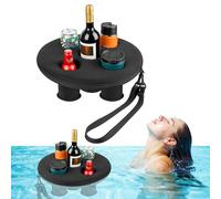 Dessous de verre flottant - Porte-boisson flottant pour table de piscine | Flotteur de table de piscine, grande capacité pour piscine, jacuzzi, support de boisson flottant amusant