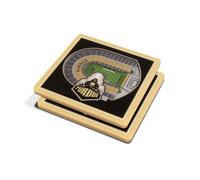 Dessous de verre NCAA Purdue Boilermakers FB 3D StadiumView - Stade Ross-Ade 4"""" x 4""""