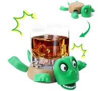 Dessous de Verre Tortue,Créative Turtle Coaster avec Une Expression Drôle,Repose Tasse Tortue,Lorsque Vous Mettez Un Verre sur Le Dos de la Tortue,Cela Fait Une Expression Amusante,Nettoyage