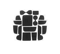 Dessous de Verre universels pour Voiture Tapis Antidérapant À Rainure De Porte Voiture Tasse Accessoires D'organisation Intérieure pour Vezel 2ème RV Série 2021(Noir)