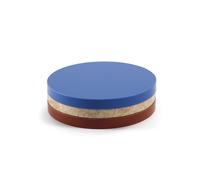 Dessous de Verre Valerie Object Three Circles Bleu/ Pierre/ Rouge Foncé