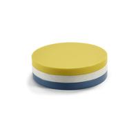 Dessous de Verre Valerie Object Three Circles Jaune/ Blanc/ Bleu Clair