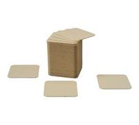 Dessous Verre Carre Blanc - Lot De 100