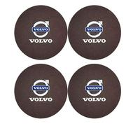 Dessous Verre Voiture pour Volvo C40 Recharge 2021-, Voiture Coaster Cup Holder Tapis Gobelets Voiture Gobelet Dessous,C- 4 Pieces