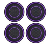 Dessous Verre Voiture pour VW Golf 8 MK8 2019-2022 2023 2024 2021 2020, Voiture Coaster Cup Holder Tapis Gobelets Voiture Gobelet Dessous,H- 4 Pieces