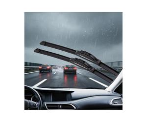 D'Essuie-Glace pour Toyota Camry XV40 2006-2011,Lames d'Essuie-Glaces HD Sans Traces avec Connecteur Pré-installé - Installation Rapide, Excellente Résistance au Vent