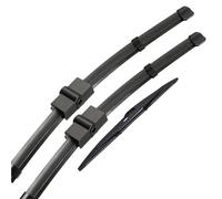 d'Essuie-Glace Retrofit Pour Ford Pour Focus 2 Trappe 2005-2011 Balais D'essuie-glace Avant Arrière 26"+17"+14" Brosse de brise pare-brise