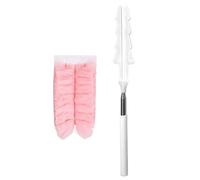d'essuie-glace télescopique étendu pour la poussière, outil robuste | Brosse lavable et banc, utilisation universelle du travail clavier, salon de coiffure, véhicule