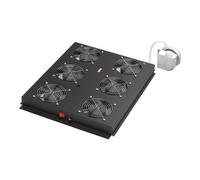 Digitus Unité de ventilation baie 19 - DN-19 FAN-4-SRV-B - 4 ventilateurs, thermostat - Noir RAL 9005