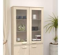 Dessus de Buffet HAMAR 85x35x100 cm Bois Massif de Pin Meuble Multicolore vidaXL