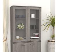 Dessus de Buffet HAMAR 85x35x100 cm Bois Massif de Pin Meuble Multicolore vidaXL