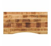 Dessus de bureau avec courbe 110x50x2,5 cm manguier massif brut vidaXL