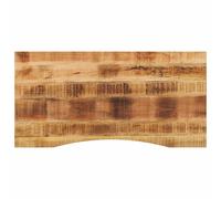 Dessus de bureau avec courbe 110x60x2,5 cm manguier massif brut vidaXL