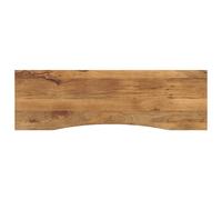 Vidaxl Dessus De Bureau Avec Courbe 160x50x2,5 Cm Manguier Massif Brut Multicolore