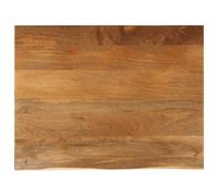 vidaXL Dessus de table à bord vivant Bois massif manguier 70 x 20 x 3,8 cm Multicolore