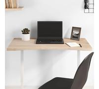 Dessus de Bureau en pin Massif 80x40x2,5 cm, Plan de Travail Non traité pour Table, Bureau d'étude ou Table Basse, fabriqué à la Main avec Bord Vif, Aspect Rustique Naturel