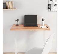 Vidaxl Dessus De Table Marron Clair 100x40x2 Cm Bois Chêne Traité Marron