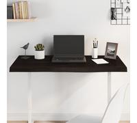 vidaXL Dessus de bureau gris foncé 100x60x4 cm bois chêne traité 3156432