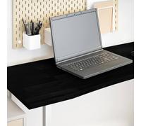 Dessus de bureau marron foncé bois chêne massif rectangulaire vidaXL