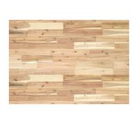 Dessus de Bureau Non traité en Bois d'acacia Massif 120x70x2 cm, Plateau de Table Robuste pour intérieur et extérieur, Surface Lisse Facile à Nettoyer, idéal pour Cuisine, Garage