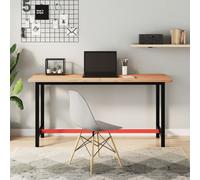 Dessus de Bureau Plateau de Table Rectangulaire Bois Massif de Hêtre vidaXL