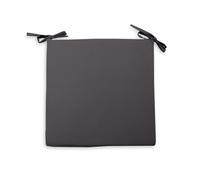 Soleil d'ocre, Dessus de Chaise Alix Anthracite, Polyester, 40x40x3 cm