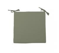 Soleil d'ocre, Dessus de Chaise Alix, Polyester, Kaki, 40x40x3 cm