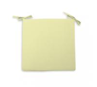 Soleil d'ocre, Dessus de Chaise Alix, Polyester, Vert Citron, 40x40x3 cm