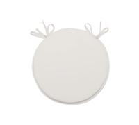 Soleil d'ocre, Alix Dessus de Chaise Bistrot, Polyester, Blanc, 40 cm