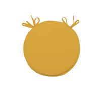 Soleil d'ocre, Alix Dessus de Chaise Bistrot, Polyester, Jaune radieux, 40 cm