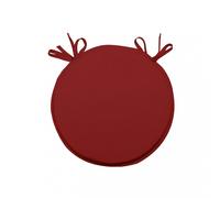 Soleil d'ocre, Alix Dessus de Chaise Bistrot, Polyester, Rouge, 40 cm