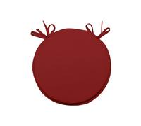 Soleil d'ocre, Alix Dessus de Chaise Bistrot, Polyester, Rouge, 40 cm