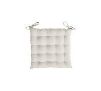 Soleil d'ocre, Dessus de Chaise capitonné en Coton 40x40x5 cm Panama Lin