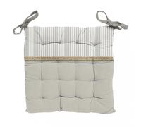 Soleil d'ocre, Dessus de Chaise en Coton capitonné 40x40x5 cm Aimee