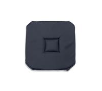 Dessus de chaise gobelin 40x40X3 cm ALIX bleu jean, par Soleil d'ocre