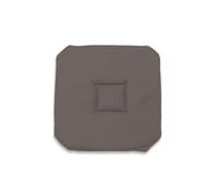 Dessus de chaise gobelin 40x40X3 cm ALIX moka, par Soleil d'ocre