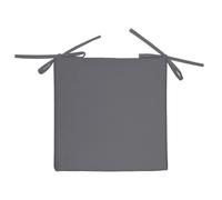 Dessus de chaise outdoor imperméabilisé 40x40x5 cm ALIX anthracite, par Soleil d'ocre