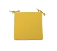 Soleil d'ocre, Alix Dessus de Chaise Imperméabilisé Outdoor Polyester Jaune 40x40x5 cm