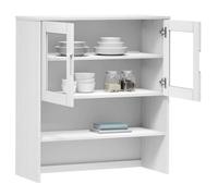 Dessus de Commode/Buffet contemporain, MOLDE Blanc 90x35x100 cm, Bois massif de pin LL0000168331