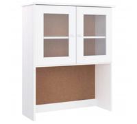 Dessus de commode-Meuble de rangement-Armoire de chambre ALTA blanc 77x30x92cm - Bois massif de pin NEUF - BM 5974764