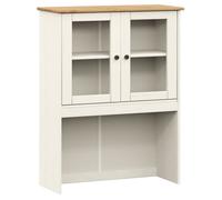 Dessus de commode VIGO blanc 78x30x100cm bois massif de pin 5447634 FrenchDays