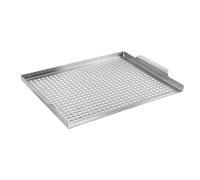 Dessus de grille de barbecue - Acier inoxydable, 36,5 x 29,1 x 5,4 cm - Accessoire de cuisine - Outil de cuisine pour le camping, camping-car, fête, terrasse
