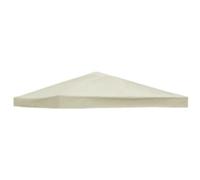 Dessus de la tente - Auvent de 25,4 x 25,4 cm - Pour tonnelle de rechange - En polyester 300D avec revêtement PA résistant aux UV - Protection pour jardin - Carport de voiture - Pour barbecue en plein