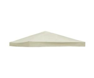 Dessus de la tente - Auvent de 25,4 x 25,4 cm - Pour tonnelle de rechange - En polyester 300D avec revêtement PA résistant aux UV - Protection pour jardin - Carport de voiture - Pour barbecue en plein