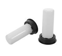 Dessus de Lampe Solaire à Flamme Vacillante D'extérieur | Plastique Blanc, Batterie Intégrée, Compatible avec Lampes de Chemin et Jardin, Usage Extérieur Décoratif